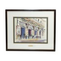 Acuarela realizada durante el periodo 1993-1995 por Josep Marfá - Fachada del Beliograff